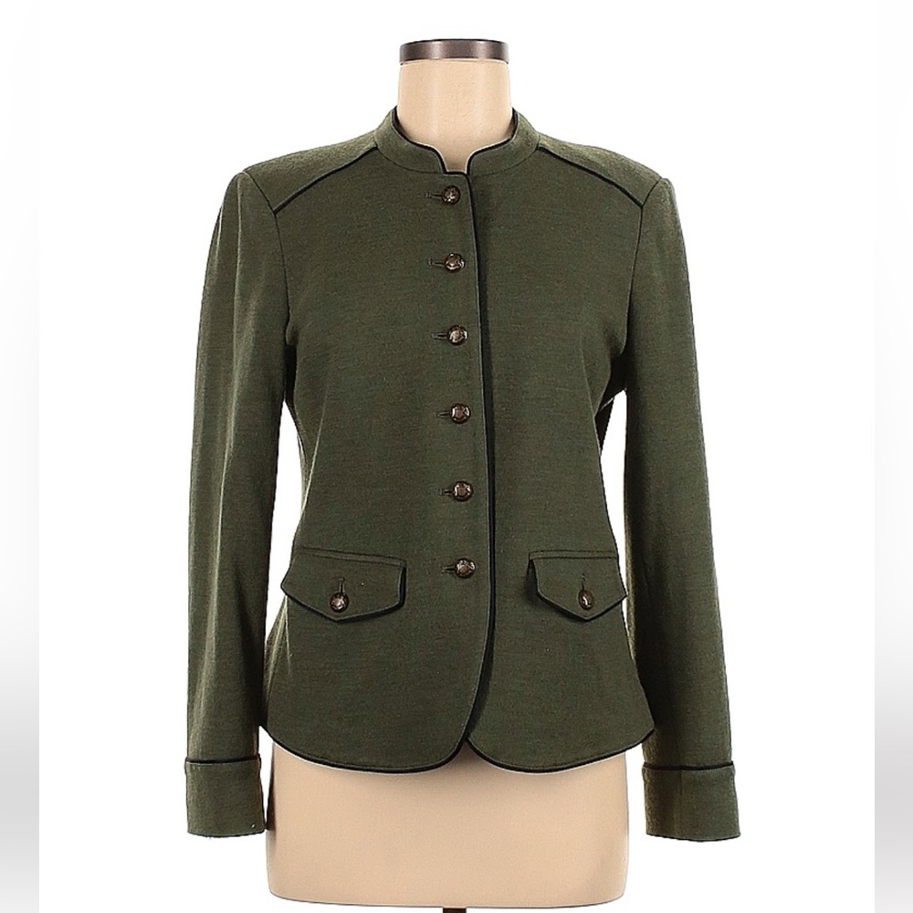J Crew wool Military Style Blazer